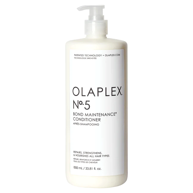 Olaplex No.5 Bond Maintenance Conditioner - 33.8 Oz Jumbo Size - Repairs, Strengthens, Nourishes All Hair Types