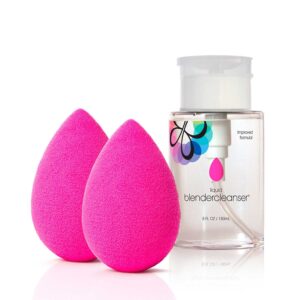 BeautyBlender 2 Pack with Liquid Cleanser