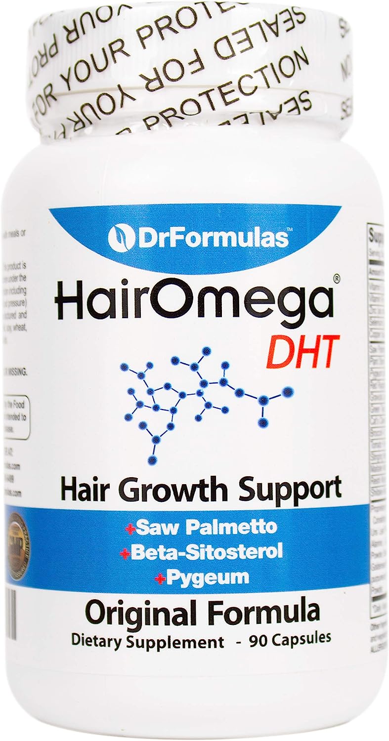 Hairomega Original DHT Blocker (without Biotin) Hair Growth Support 90 Tablets